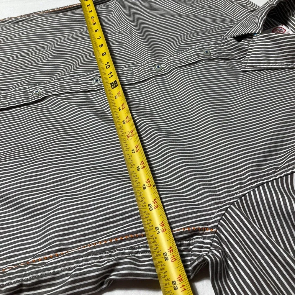 Robert Graham FRESHLY LAUNDERED SHIRT Striped w/  Rainbow Accents Men's Size XXL